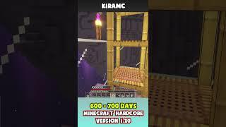 KiraMC Và 100 Ngày Minecraft 1.20 Sinh Tồn Siêu Khó *4 | KiraMC #shorts