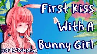 First Kiss With Bunny Girl Best Friend(ASMR/Roleplay)(Gender-Neutral)(Confession)(Sweet)