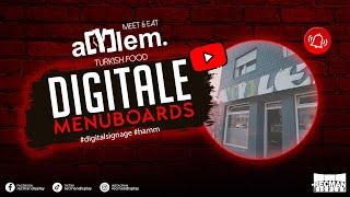 Digitale Menüboards in Aktion: Ein Besuch bei Aylem - Meet & Eat in Hamm