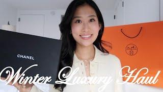 Fall/Winter Luxury Haul ft. Hermes, Chanel, Idyl jewelry, Mango & more