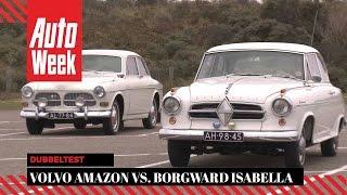 Volvo Amazon vs. Borgward Isabella - AutoWeek Classics Dubbeltest