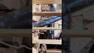 HVAC - Full install with ductwork in a crawl space #hvac #heating #ductwork #ac