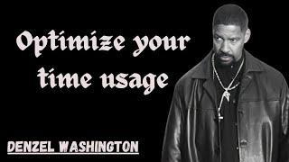 TAKE CONTROL OF YOUR TIME! Best Motivational Speech inspired by Denzel Washington Speeches