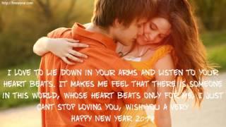 Romantic New Year Wishes 2017 for lovely Friends and Girlfriend