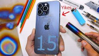 Be gentle with Apples new Titanium iPhone 15 Pro Max ... Yikes!