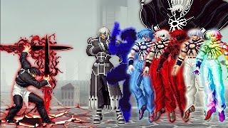 [KOF Mugen] Iori Crime Vs 8 Multi Bosses Orochi Team | 1 Vs 8