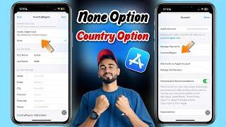 apple id none option not showing | apple id country region option not showing problem