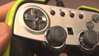 Classic Game Room - GREEN CYBER GADGET controller review for PS2