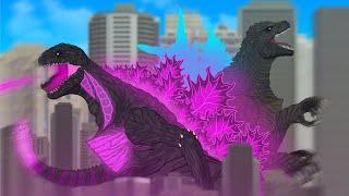 GODZILLA MINUS ONE vs SHIN GODZILLA (Evoled) | Epic Monster Battle : ANIMATION | Part 2