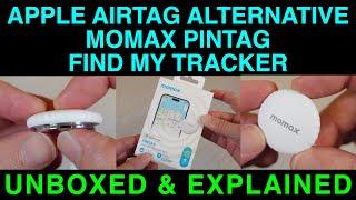 Cheaper AirTag Alternative - Momax PinTag Find My Tracker Unboxing & Explanation