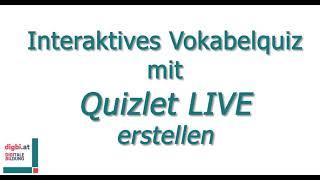 Quizlet Live - Ein schnelles Vokabelquiz im Unterricht spielen