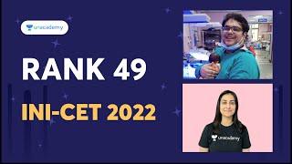 INI-CET Nov 2022 - Rank 49 | Topper Interview | Dr. Prithvi Basu Roy with Dr. Zainab Vora