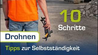 10 Schritte für DEINEN Weg in die Selbstständigkeit mit Drohnen | Inkl. PDF-Anleitung