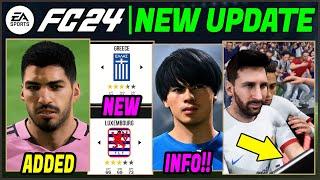 EA FC 24 NEWS | NEW Title Update #10, Real Faces & CONFIRMED LEAKS 