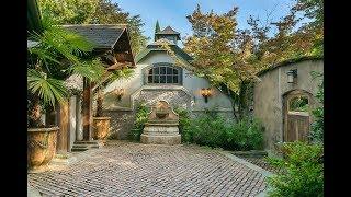 Riverfront Dunthorpe Home with Walled Courtyard Entrance in Portland, Oregon