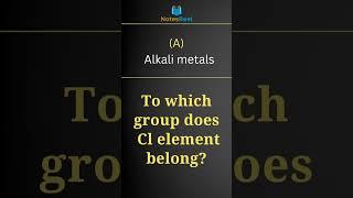 To which group does Cl element belong?