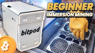 Beginner Immersion Mining! Liquid Cool Bitcoin Miners!