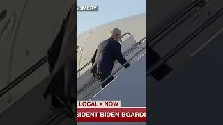 Biden Loses Latest Battle With Stairs #live #explore #subscribe