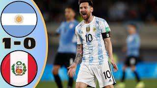 Football Match | Argentina vs Peru 1-0  • Highlights and All Goals 2024