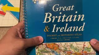 Unintentional ASMR: I Plan An England Trip With My Map Book