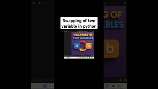Stop using a third variable!  Learn this 1-line Python trick to swap values like a pro! #Python