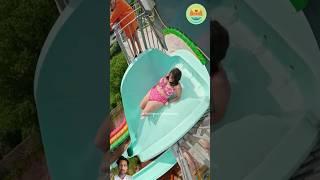 Totally dangerous Vertical Drop #slide  #shorts #viral #summer #adventure #waterpark #waterslide #vr