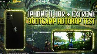 iPhone 11 PUBG HDR EXTREME HOTDROP TEST 2021 | IPHONE 11 PUBG TEST BOOTCAMP HOTDROP HDR 60FPS