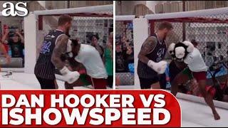 UFC star DAN HOOKER delivers EPIC livestream TAKEDOWN to ISHOWSPEED!