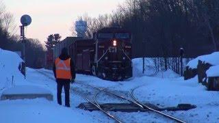 DRAMA! CP 8823 at Mactier, Ontario