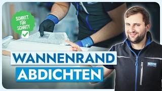 Wannenränder im Bad perfekt abdichten | OTTOFLEX® Wannenranddichtband