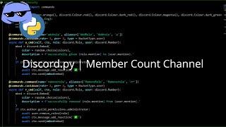 Discord.py Rewrite | Member Count Channel