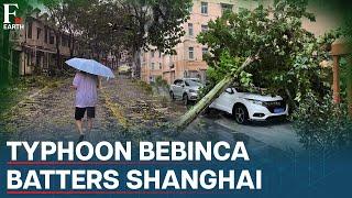 China: Shanghai Hit by Strongest Typhoon Since 1949; Over 400,000 Evacuated | Firstpost Earth