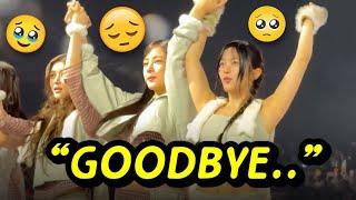 NEWJEANS FAREWELL BUNNIES  - SBS Gayo Daejeon 2024 Ending (Newjeans Fancam)