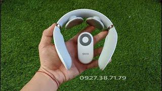 SKG 4098 : Máy Massage Cổ Cao Cấp bằng Xung Điện kèm Remote và so sánh vs Máy Massage của Xiaomi