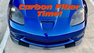 My C6 Gets an Extreme Online Store EOS Carbon Fiber Splitter Lip!