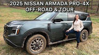 FIRST-EVER 2025 NISSAN ARMADA PRO-4X: My 1st Time OFF ROAD + Full Tour!