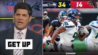 GET UP | Don't sleep on Seahawks - Tedy Bruschi on Geno Smith shines to beat Falcons 34-14 Week 7