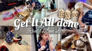 How I Get It All Done As a Mom Of 4  Real Life Mom Cleaning Motivation. Sunday Reset