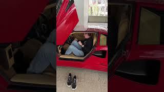 Can A Tall Person (6’6”) Fit In A 1988 Lamborghini Countach 5000QV?? #shorts