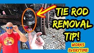 AWESOME!  2 Tips You Need To Know... #1. Stuck Tie Rod Removal.. #2. CV Axle Quick Install