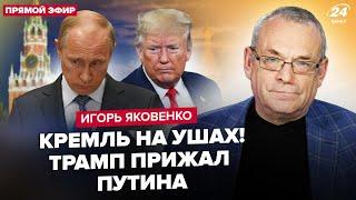 ЯКОВЕНКО: Трамп ПУБЛИЧНО РАЗНЁС Путина! Песков СЛИЛ тайну об "СВО". Симоньян и Соловьёв В ИСТЕРИКЕ