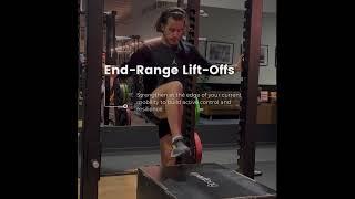 End range hip flexion lift offs