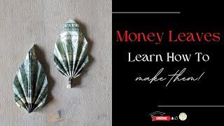 DIY Money Leaves | How To Fold A Money Leaf | Cómo Doblar Un Billete De Un Dólar En Una Hoja