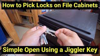 Lock Picking ● Pick Open Office File Cabinet in Less than 1 Minute Using a Jiggler Key