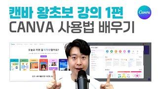 7분 완성! 캔바 회원가입, 기본디자인 제작까지 왕초보 특강 1편 ㅣ 이지쌤