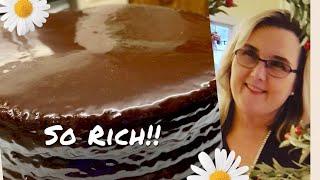 Homemade Old Fashioned Cooked  Chocolate Icing Cake - Please Like, Subscribe and Share