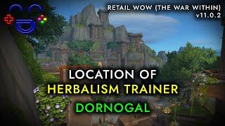 WoW Herbalism Trainer Dornogal