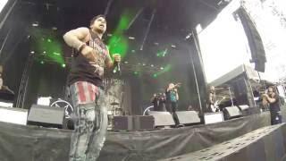 DROWNING POOL "Bodies" w/ John Hetlinger of 'America's Got Talent' @ Chicago Open Air 07/15/16