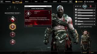 God of War -  LEVEL 10+ - BEST BUILD/MAX Upgraded Armor & Weapons - NG+