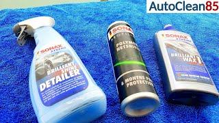 SONAX PRODUKT VERGLEICH / Brilliant Wax 1 - Polymer Netshield - Brilliant Shine Detailer!!!